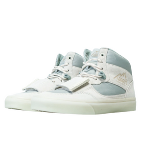 Vans Canvas High Top Shoes - White/Sky (Casual Sneakers/Boots C2H4)