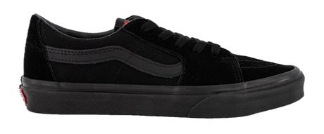 Vans SK8-Low Lace Up Skate Shoes Sneakers in Black/Black