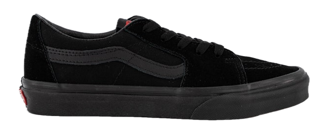 Vans SK8-Low Lace Up Skate Shoes Sneakers in Black/Black