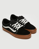 Vans Skate Chukka Low Side Stripe Mens Lace Up Shoes - Black/Gum (Casual Sneakers)