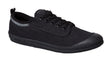 Volley International Mens Sneakers Casual Lace Up Shoes Canvas - Black/Dark Grey - 2 UK (3US)