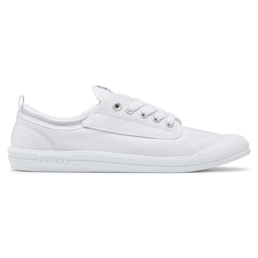 Volley International Mens Sneakers - White/Light Grey (Lace Up Casual Shoes)