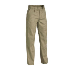 Bisley Mens Insect Protection Drill Work Pants - Khaki