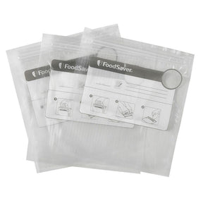 FoodSaver Zipper Zip Lock Sandwich Bags - Vacuum Food Storage (35x950ml)