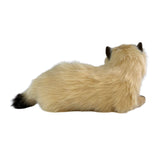 Bocchetta Violet 38cm Lying Himalayan Cat Plush Toy - Cream (Realistic Stuffed Animal Cat Gift)