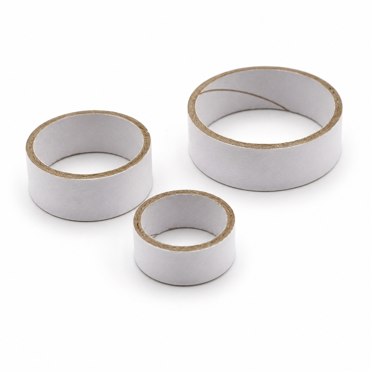 3x 1cm White Strong Cardboard Paper Tubes - Arts, Crafts & DIY (30/40/50mm Diameters)