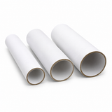 3x 15cm White Strong Cardboard Paper Tubes - Arts, Crafts & DIY (30/40/50mm Diameters)