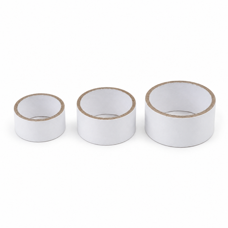 3x 2cm White Strong Cardboard Paper Tubes - Arts, Crafts & DIY (30/40/50mm Diameters)