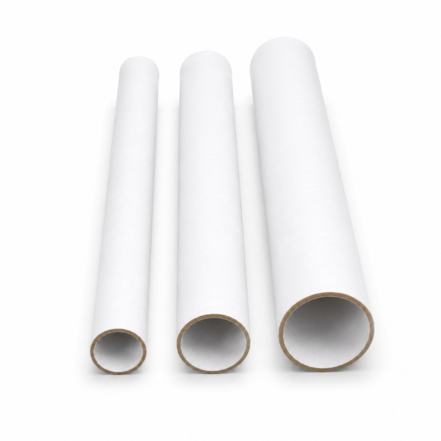 3x 30cm White Strong Cardboard Paper Tubes - Arts, Crafts & DIY (30/40/50mm Diameters)