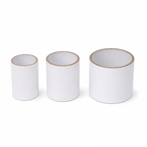 3x 5cm White Strong Cardboard Paper Tubes - Arts, Crafts & DIY (30/40/50mm Diameters)