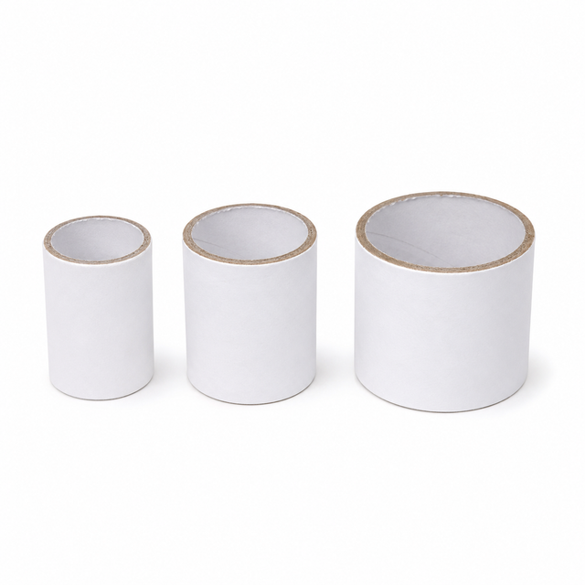 3x 5cm White Strong Cardboard Paper Tubes - Arts, Crafts & DIY (30/40/50mm Diameters)