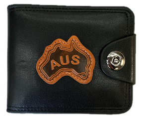 Souvenir Wallet Australia Classic AUS Oz in Black