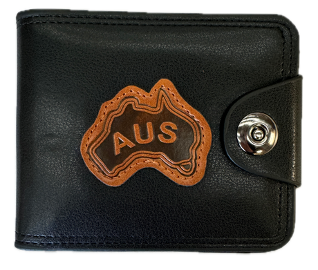 Souvenir Wallet Australia Classic AUS Oz in Black