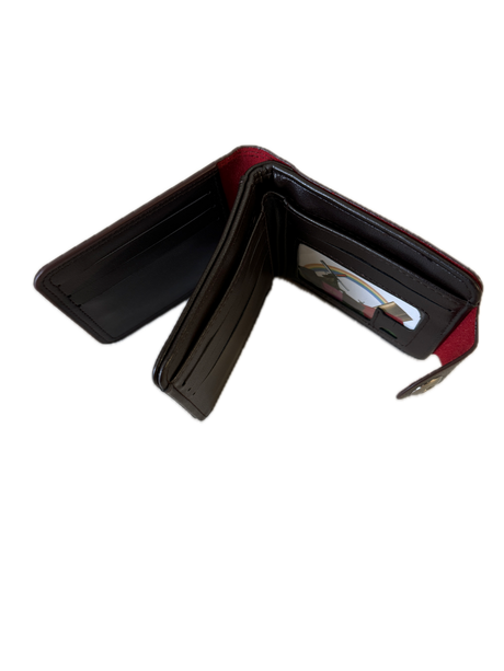 6x Australia Souvenir Wallet Bulk Pack - Brown w/ AUS Emblem (Premium Faux Leather)