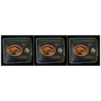 3x Australia Souvenir Kangaroo Wallet Pack - Black (Premium Faux Leather)