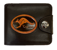 Souvenir Wallet Australia Classic Australian Kangaroo in Brown