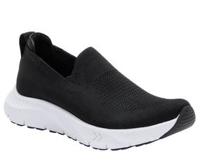 Alegria Womens Sport Shoes Waze Slip On - Black Top