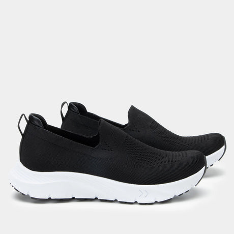 Alegria Womens Sport Shoes Waze Slip On - Black Top