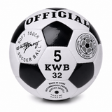 Classic Training Football/Soccer Ball - Black/White (Size 5)