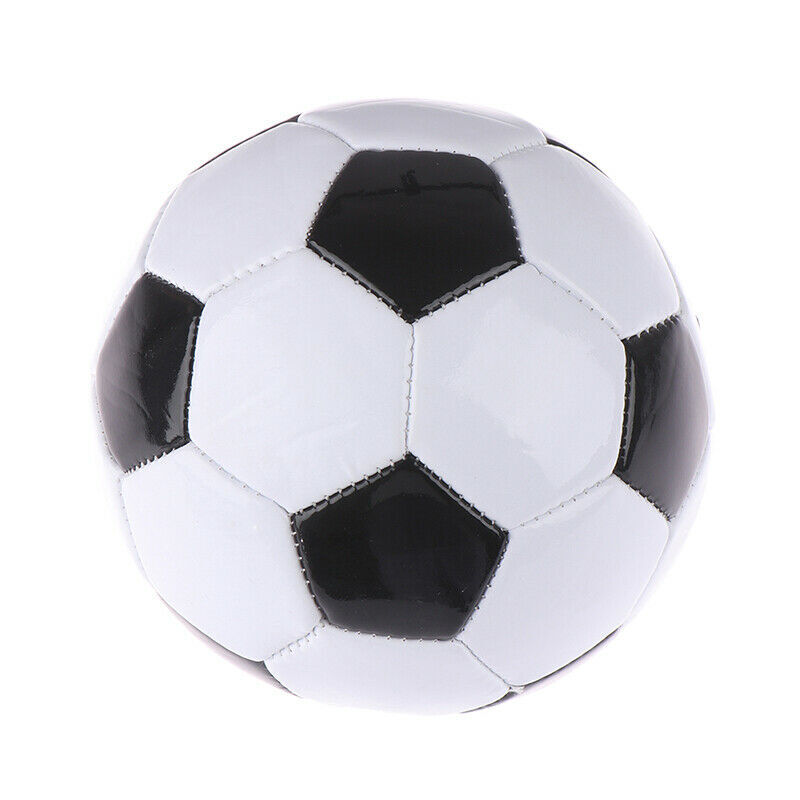 Classic Training Football/Soccer Ball - Black/White (Size 5)