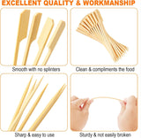 3600pcs 12cm Disposable Short Bamboo Skewers - Eco Friendly (Bulk)
