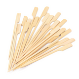 2160x 20cm Bamboo Wooden Flat Paddle Skewers - Disposable BBQ/Fruit/Kebab/Cocktail Sticks (Bulk Pack)