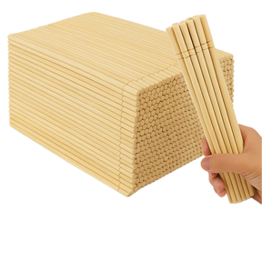 2000pcs 20cm Disposable Bamboo Chopsticks - Eco Friendly Cutlery - Extra Strong (Bulk)