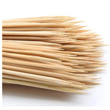 4320x 25cm Disposable Round Wooden Bamboo Skewers - BBQ/Kebab/Satay Sticks (Bulk)