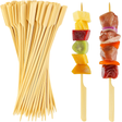 1800x 25cm Bamboo Wooden Flat Paddle Skewers -  Disposable BBQ/Fruit/Kebab/Cocktail Sticks (Bulk)
