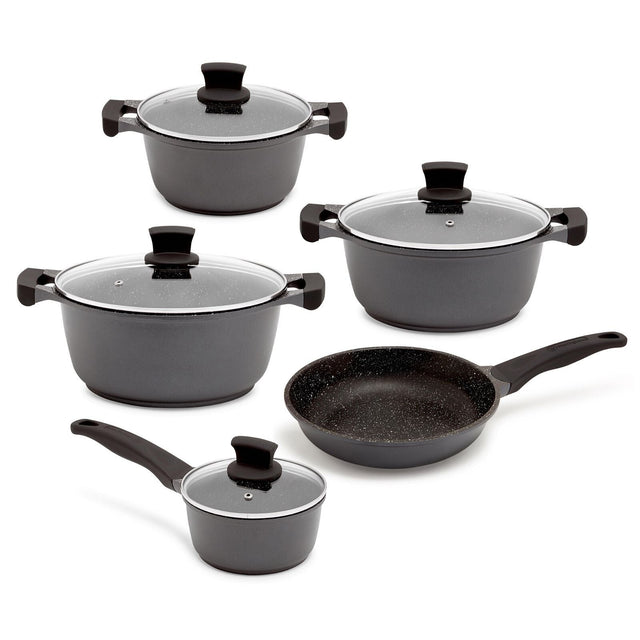 Westinghouse 5-Piece Non Stick Aluminium Pot and Pan Set