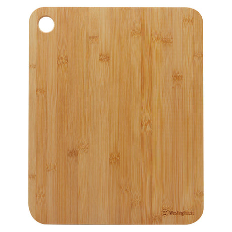 Westinghouse 3 Piece Bamboo Chopping Board Set Reversible Water Resistant