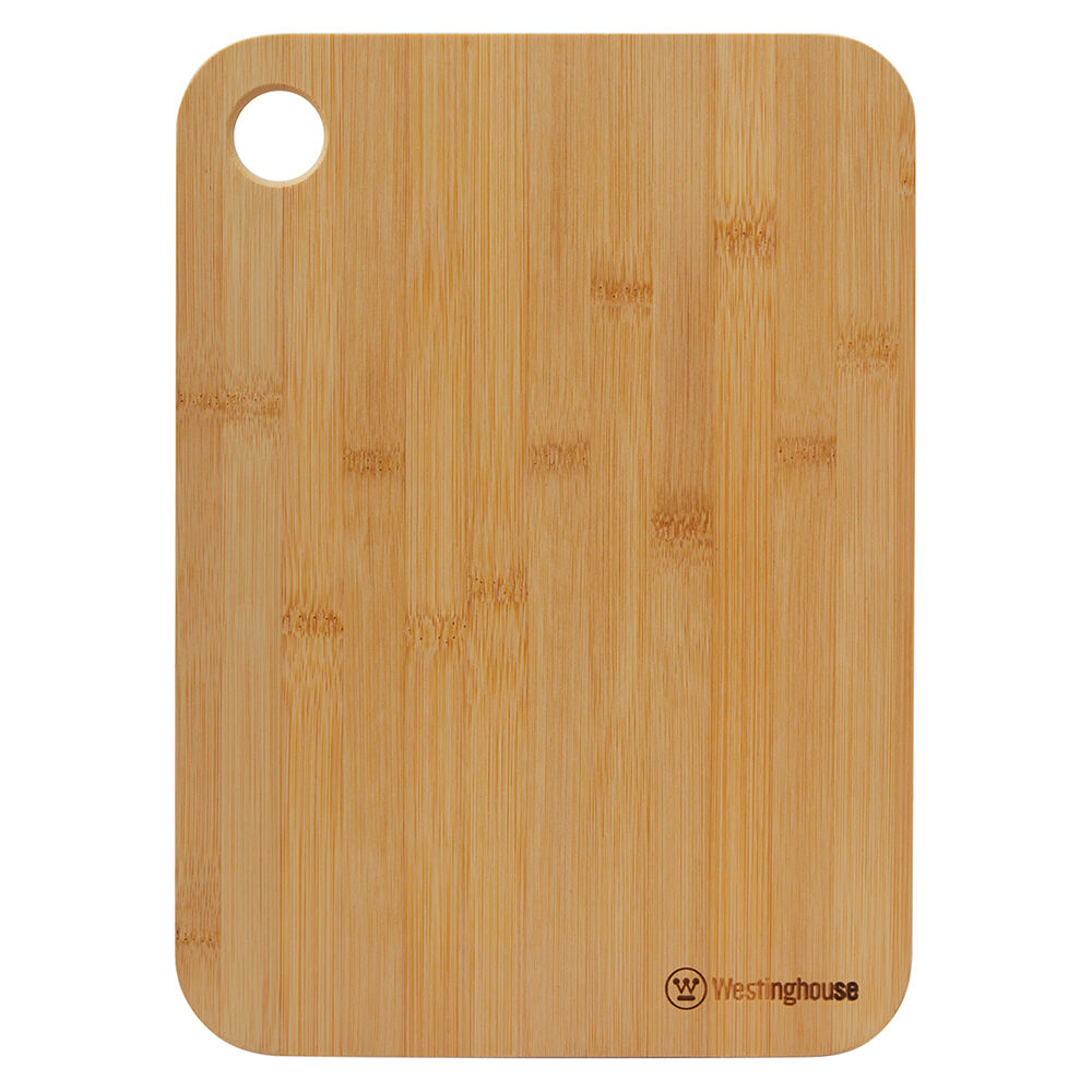 Westinghouse 3 Piece Bamboo Chopping Board Set Reversible Water Resistant