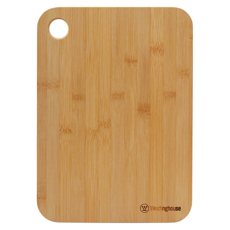 Westinghouse 3 Piece Bamboo Chopping Board Set Reversible Water Resistant