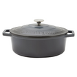 Westinghouse 5L 30cm Oval Cast Iron Pot Ombre Grey