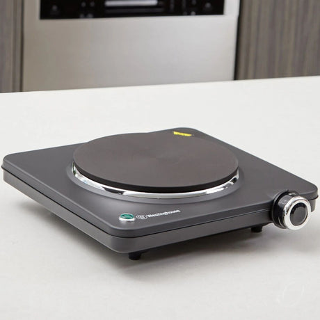 Westinghouse Single Electric Hot Plate Easy Operation Cast Iron Plate (WHEHP01K)