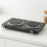 Westinghouse Dual Electric Cast Iron Hot Plate - WHEHP02K