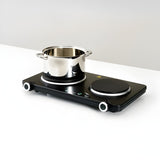 Westinghouse Dual Electric Cast Iron Hot Plate - WHEHP02K