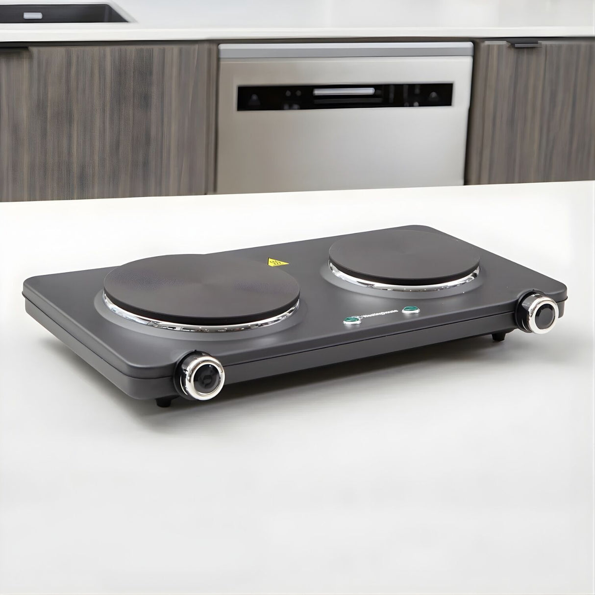 Westinghouse Dual Electric Cast Iron Hot Plate - WHEHP02K
