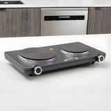 Westinghouse Dual Electric Cast Iron Hot Plate - WHEHP02K