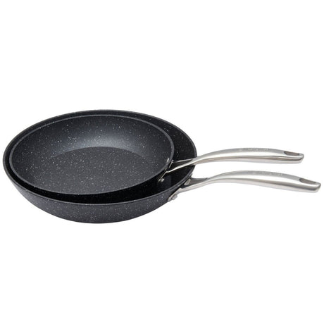 2 Piece 24/28cm Westinghouse Non-Stick Frying Pan Set - Black (WHFP2PK02K)
