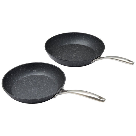 2 Piece 24/28cm Westinghouse Non-Stick Frying Pan Set - Black (WHFP2PK02K)