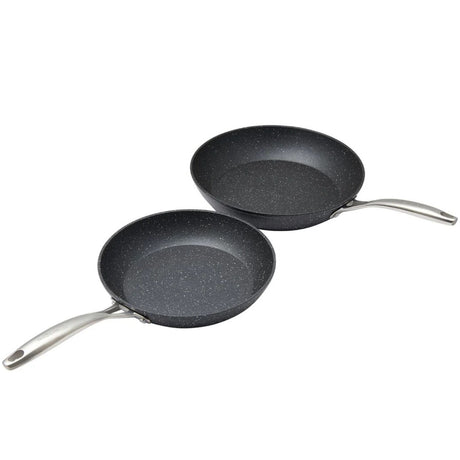 2 Piece 24/28cm Westinghouse Non-Stick Frying Pan Set - Black (WHFP2PK02K)