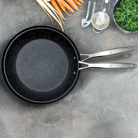 2 Piece 24/28cm Westinghouse Non-Stick Frying Pan Set - Black (WHFP2PK02K)