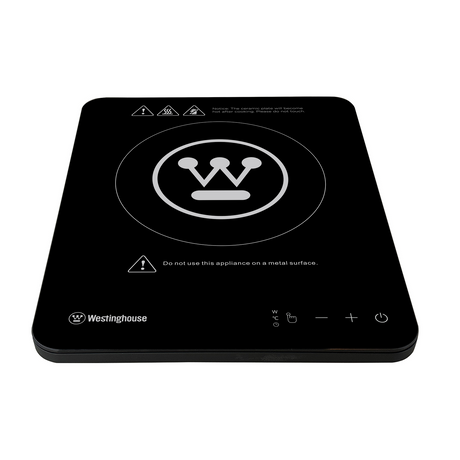 Westinghouse Tablet Style Induction Electric Cooktop 2000W Super Slim Single - Black (WHIC03K)