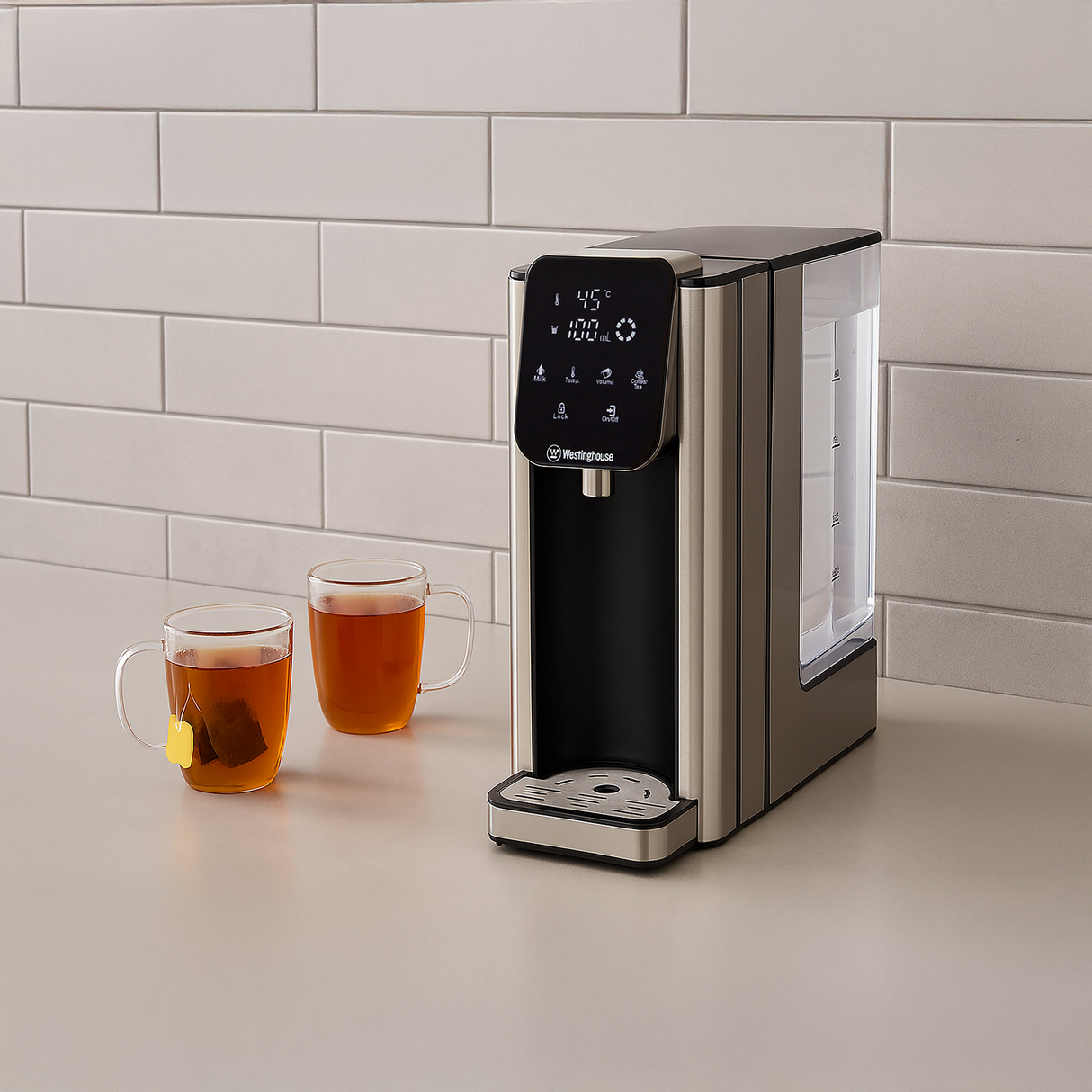 Westinghouse Instant Hot Water Dispenser 2.7L Removable Jug Stainless Steel