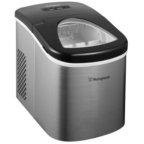 Westinghouse 12kg/1.3L Portable Ice Maker - Stainless Steel (WHIM01SS)
