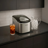 Westinghouse Ice Maker 12kg 1.3L Portable Stainless Steel Countertop Machine (WHIM01SS)