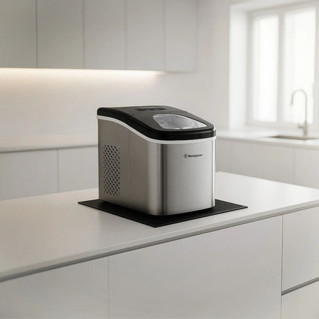 Westinghouse 12kg/1.3L Portable Ice Maker - Stainless Steel (WHIM01SS)