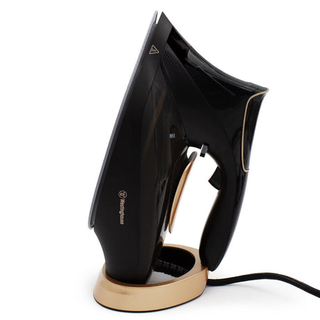 Westinghouse Premium Steam Iron 2200W 300ml in Black & Gold