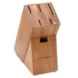 7-Piece Westinghouse Stainless Steel & Acacia Knife Block Set 